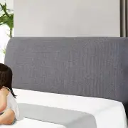 Bed Headboard Cover Bed Backrest Cover Elastic Queen Size Bed Head Protector