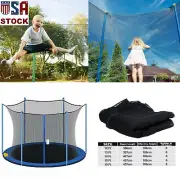 Trampoline Safety Net Replacement Enclosure For 12 - 15FT Round Frame 4-8 Poles