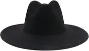 [Faringoto] Fedora Hat Women's Hat Winter Luxury Men's Hats for Women