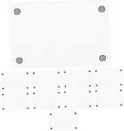 NOLITOY Acrylic Magnetic Picture Frame 12pcs Mini Photo Holders Double-sided Display for Fridge