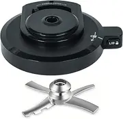 Outer Bowl Lid with Paddle for Ninja NC301 NC300 Ice Cream Maker,Reusable BPA-Free Replacement Lid, Creami Accessories Compatible with Ninja NC299AMZ/NC301/NC300/NC201/NC101 Series, Dishwasher Safe