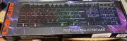 LVLUP Pro Gaming Keyboard With Light Up LED Keys Multicolor Backlight -VIVITAR