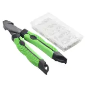 For fishing Crimping Plier Set with Copper Pipe Non slip Handle Anti rust