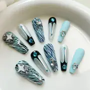 Goblet hand-painted tiger pattern