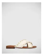 [Wittner] Calabria Leather Sandal in White