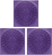 HARFINGTON 3 Pairs Sole Protector for Sneakers Non Slip Pad Heel Plates Repair for Men and Women, Purple