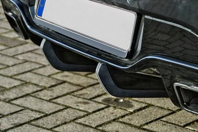 Performance Rear Bumper diffuser addon with ribs fins For Renault Clio 4 2013-16
