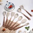 1pc Non-Stick Silicone Kitchen Utensil Spatula Spoon Cooking Tool Cookware