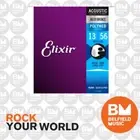 Elixir 11100 Acoustic Guitar Strings Polyweb Medium 13-56 80/20 Bronze A-PW-M