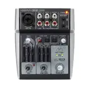 Xenyx 302USB 5-Input Audio Mixer Original Mixing Console Mic Preamp USB