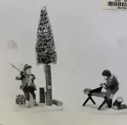 Department 56 Dickens' LUMBERJACKS (Set Of 2) Heritage Village Collection NRFB