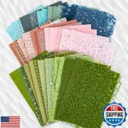 RAINFLOW Textured Paper - Scrapbook Paper Special Embellishments Junk Journal