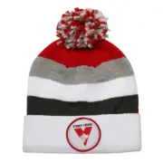 Sydney Swans Official AFL Team Logo Mens Supporter Winter Beanie Size 58cm