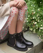 [Belle & Bloom] City Lights Mini Leather Ankle Boot - Black 1AU