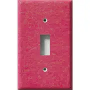 SnazzySwitch Wrinkled Red Decorative Light Switch Plate Cover