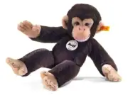 New Steiff Koko Stuffed 16" Chimpanzee Plush Brown Monkey Chimp 064722