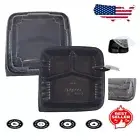 75-Pack Black Pebble Box Meal Prep Containers with Secure Snap Lock & Vented Lid