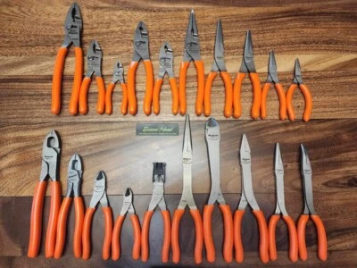 *NEW* Snap On Tools Ballin' 21 Pc ORANGE Plier Set Free Shipping, Expedited.