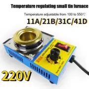 New Solder Pot Lead Free Soldering Desoldering Bath Titanium Plate 220V 150-350W