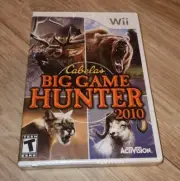Cabela's Big Game Hunter 2010 Nintendo Wii New Sealed Video Game Activision
