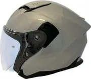 Apex JI200 Solid, open face helmet , color: Silver , size: S