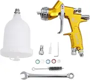 [Generic] Professional GTI Pro Golden Painting Gun 1.3mm Nozzle Water Based Air Spray Gun GTI Almighty Environmental Protection Top Coat Spray Gun