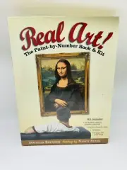 Real Art “The Paint-by-Number Book & Kit” Mona Lisa 2004 Brenner & Stahl NEW