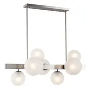 Aston 7Lights Chrome Kitchen Bar Pendant | Marden Designer