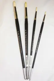Creative Mark Pro Stroke Premium White Bristle ROUND Artist Brushes!!