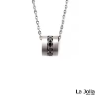 在飛比找momo購物網優惠-【La Jolla】圓舞曲 純鈦墜項鍊(雙色)