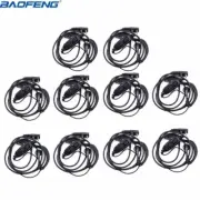 10PCS Baofeng UV-82 Dual PTT Headset Earpiece For Baofeng UV-82 UV-82Plus GT-5TP
