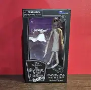 Nightmare Before Christmas 25th Anniv Diamond Select Pajama Jack Zero Action Fig