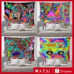 PSYCHEDELIC TAPESTRY EUROPEAN AMERICAN HIPPIE STYLE WALL CLO