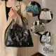 【Bliss BKK】時尚科技感羽絨棉手提包 手提袋 水餃包 空氣包(4色可選)