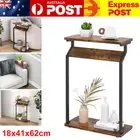 Side Table for Compact Spaces Metal Frame Couch Tray Home AU