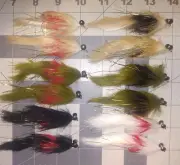 1 Doz #2 Bandit Bunny Leech Asst. Trophy Trout And Steelhead