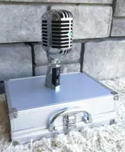 Vintage Microphone, Aluminum Hardcase (Canadian Brand)