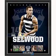 Joel Selwood Geelong F.c. Official Licensed Afl Print Framed