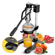 Cast-Iron Manual Citrus Juicer Hand Press Orange Juice Squeezer, Heavy-Duty N...
