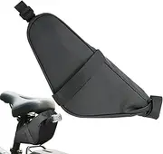 Saddle Bag for Bike, 13.39x4.72x2.36in Anti Slip Double Locking Bike Bag, Cycling Tail Rear Pack, Anti-Slip Double-Locking Bike Saddle Bag for Beach Grocery Travel Gravel Dirt Riding