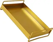 Mikinona Jewelry Organizer Trays Metal Storage Plate for Dressing Table Beauty Organiser Storage Bathroom Storage Tray