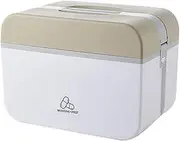 Easy-to-Carry Medicine Chest Medicine Accessory Storage First Aid Kit Medicine Storage Medicine Box Brown