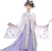 [IDZNFNFX] Ancient Chinese Traditional Hanfu Chinese Style Ming Dynasty Hanfu Stage Performance Wear