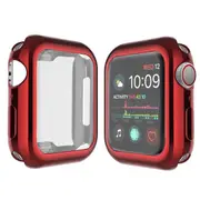 ZUSLAB Apple Watch 7 41mm Case, Protective Soft Slim Cover with Build-in Screen Protector for Series 7 - Red