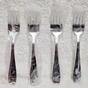 Oneida Camber Cresta Salad Forks 6 5/8" Windswept Scroll Set of 4 Brand New
