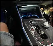 Luminescent Water Cup Holder Synchronization with The Ambient Light Compatible with BMW G/2/3/4 Series I3 I4 2018+