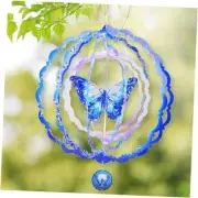 Wind Spinner Outdoor 12 in Butterfly Gift for Women Men Metal Wind Spinners