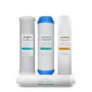 Max Water Reverse Osmosis PP Sediment, GAC, CTO, Post Carbon Filters Set