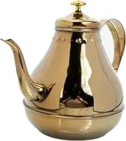 GRIRIW Stainless Steel teapot Steel Kettle Flower Tea Pot Drip Pot Water Jug Water Pitcher Gooseneck Teapot Stainless Steel Tea Kettle Anti-Scald Tea Kettle Flower teapot European Style