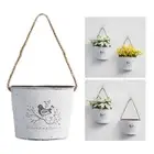 Vintage Wall Hanging Planter Flower Decor Flower Container Semicircle